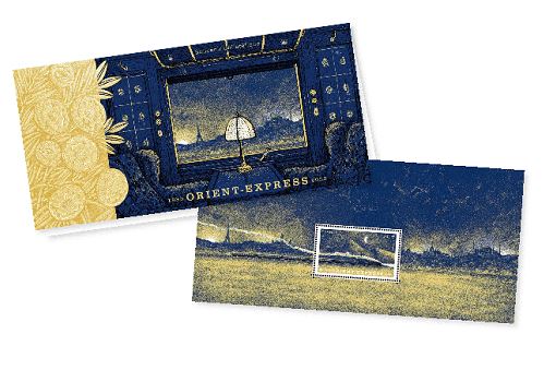 Montage souvenir philatélique Orient Express